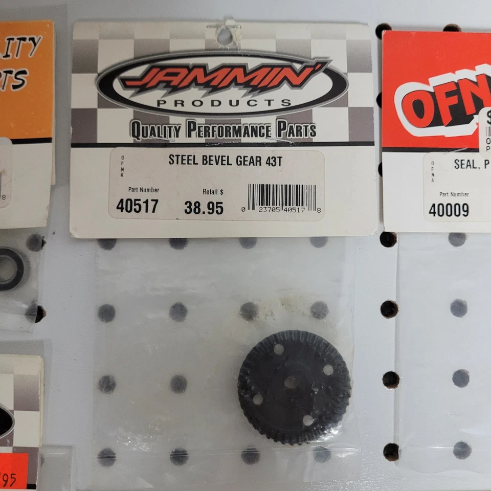 OFNA  / Jammin ~ X1 / X1 CR ~ Parts Lot ~ 25 Items ~ Shock Parts, Bevel Gear CNC - Image 3 of 4