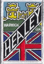 Austin Healey Warwick castle embroidered patch