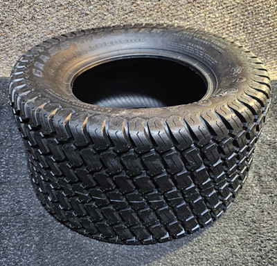 (QTY 1) OTR Grass Master Tubeless Lawn Mower Tire 24x12.00-12 4 Ply T80424120012