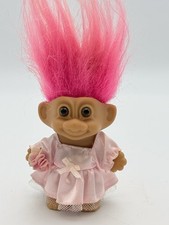 Troll Russ Vintage Pink Hair Preloved