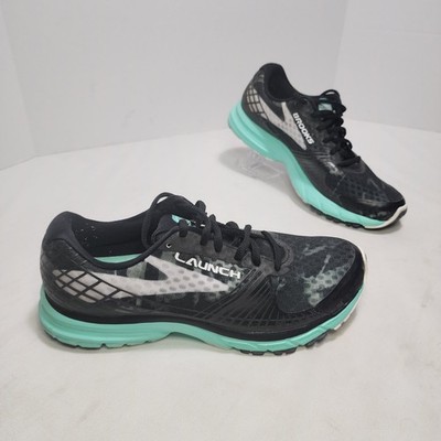 BROOKS Launch 3 Running Shoes Sneakers Women's Size 9.5 Black/Teal - WORN ONCE!