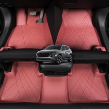 EKR Custom Floor Mats for Hyundai Tucson 2022-2026, Front  2nd Row Luxury Ca...