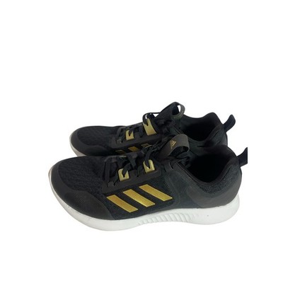 Adidas EdgeBounce 1.5 Black Gold Woman s Running Sneaker 10