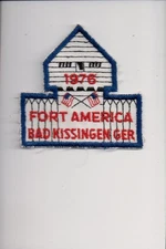1976 Fort America Bad Kisssingen Ger patch
