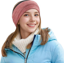 Ear Warmer Headband for Women, Double-Layer Warm Winter Headbands for Women, Ear