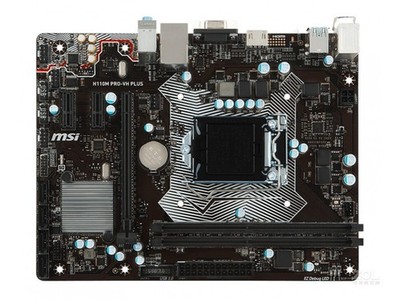 For MSI H110M PRO-VH PLUS motheboard LGA1151 DDR4 32G VGA+HDMI M-ATX Tested ok