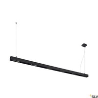 Schwarz Moderne HäNgelampe Pendelleuchte 4000K 1X85W/Led IP20 30° 200X6X6 [Cm]