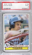 1979 Topps Steve Kemp #196 PSA 9 MINT tv5