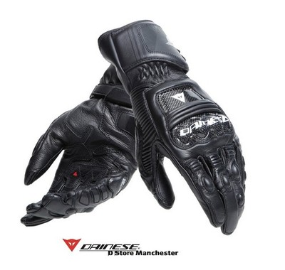 Dainese Druid 4 schwarz/grau Sport Track Touring Urban Leder Motorrad Handschuhe M