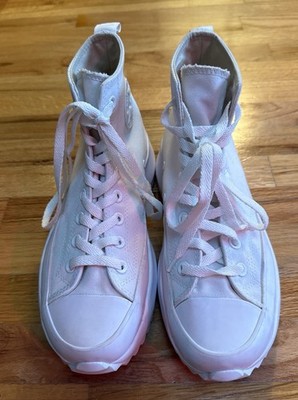 Converse Run Star Hike High Limited Edition All White. Unisex Mens 7 Womens 8.5