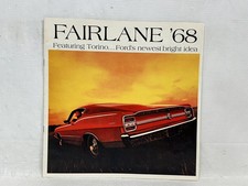 1968 Ford Fairlane Torino Fairlane 500 Original Deluxe Sales Brochure 18 Pgs 1968 Ford Fairlane Torino Fairlane 500 Original Deluxe Sales Brochure 18 Pgs
