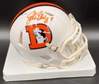 John Elway Signed Autographed Denver Broncos 23 ALT Mini Helmet Beckett BAS