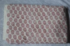 NO TARRIF CHARGES 100%✅ZK_135 Hand Block Floral Print 100%Cotton 1 Yard Fabric