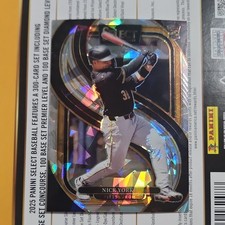 RARE 2025 Panini Select Nick Yorke RC Cracked Ice Prizm #113 Pittsburgh Pirates