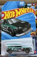 2026 Hot Wheels Super Treasure Hunt Honda Civic Custom Drag Racers Long Card