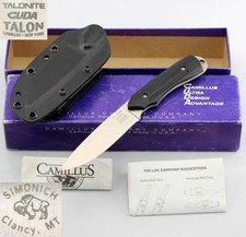 Unused USA Camillus Cutlery Cuda Talon TAL1 Knife Talonite Simonich Design, Box
