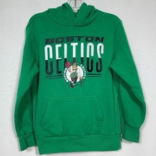 Boston Celtics NBA Basketball Ultra Game Green Long Sleeve Hoodie Youth 8
