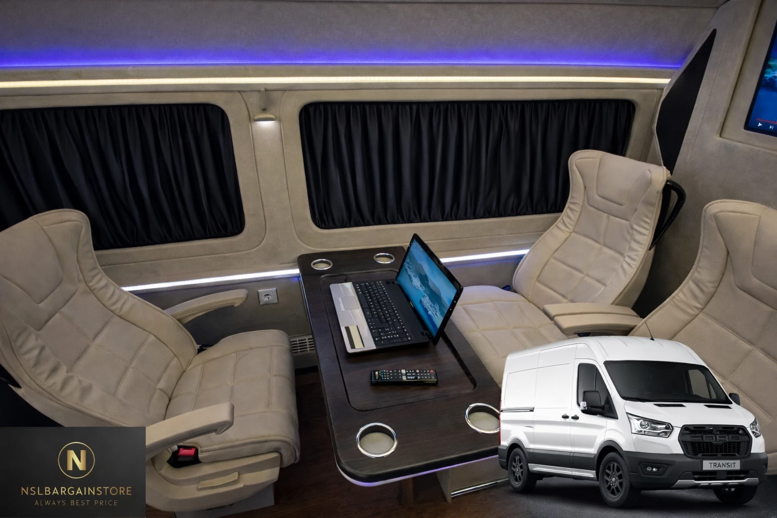FORD TRANSIT MK7 MK8 MK9 2007 ON CURTAINS BLACKOUT CHOOSE DIFFERENT VARIATIONS
Opens in a new window