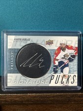 Aaron Ekblad 2016-17 Upper Deck Trilogy Signature Pucks  Auto SP-EK