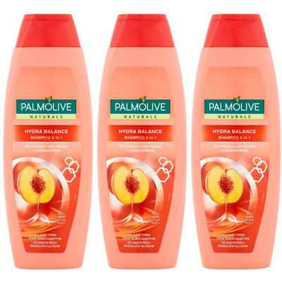 Palmolive Naturals Hydra Balance 2-in-1 Shampoo 350ml 3er Pack | Haarpflege