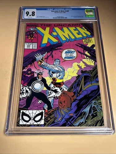 UNCANNY X-MEN #248 (Marvel Comics, 1989) CGC Graded 9.8  ~JIM LEE ~WHITE Pages
