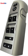 Window Switch Master Switch, Gray Bezel, Lock, Mirror for 2010-2013 Chevrolet