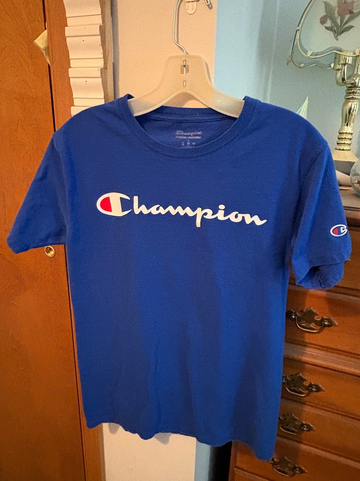Champion T Shirt Men’s Small Blue