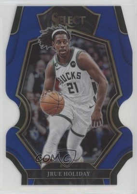 2022 Panini Select Premier Level Blue Prizm Die-Cut /249 Jrue Holiday #115 14zh