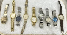 (8) Seiko Watches and (1) Jeep Watch