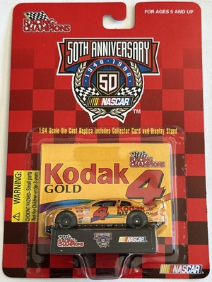 Racing Champions 50th Anniversary #4 Bobby Hamilton 1998 NASCAR Kodak Max Film