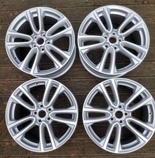 4 Genuine Ford Kuga 7.5x18 Alloy Wheels CJ5C-M1B Refurbished Silver diamond Cut