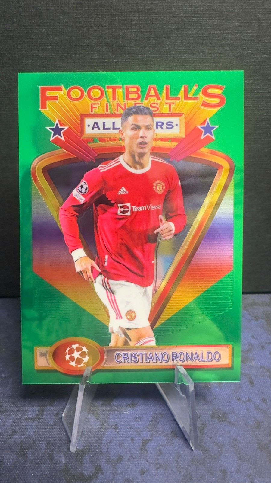 2021-22 Topps Finest Flashbacks UEFA - Finest All-Stars Cristiano Ronaldo #7 view 5