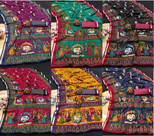 Indian Style Mul Cotton Saree With Designer Blouse For Women  Girls Wear