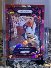 2024 Panini Prizm Draft Picks - Stephen Curry #77 Red Ice Prizm