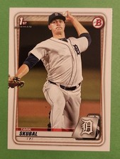 Tarik Skubal 2020 Bowman Base 1st Bowman #BP-108 M Deteoit Tigers Cy Young