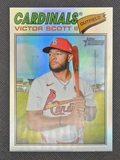 2026 Topps Heritage Victor Scott II #318 Chrome Refractor - St. Louis Cardinals
