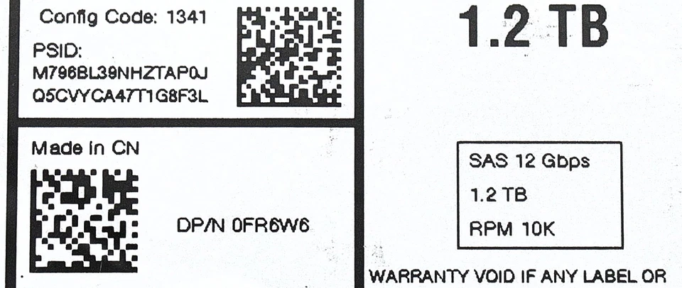 Dell 0FR6W6 1.2TB 10K SAS 2.5 12G ST1200MM0198 - Image 3 of 4