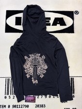 Chrome Hearts Vintage Dagger Vine Logo Zip Up XS
