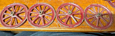 teens 4 pc SPOKE WHEELS for early A C Gilbert Erector set