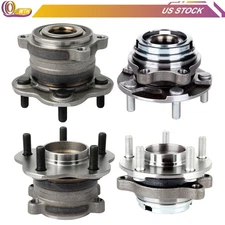 Front Rear Wheel Bearing Hubs Kit For Nissan Murano AWD 2009 2010 2011 2012-2014