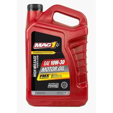 Mag 1 Mag67180 Engine Oil, Hi Mileage, 10W-30, 5 Qt.