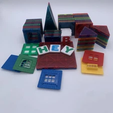 Authentic PLAYMAGS Brand 100 pieces Shapes Magnetic STEM Building Toys