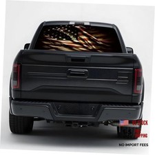 Rear Window Decals for Trucks - 65x22 in American 65x22 IN American Flag -8