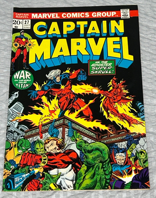 Captain Marvel (1969) #27 - Marvel Comics - 3rd Thanos / 1st