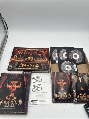 COMPLETE Diablo / Diablo II / Diablo II Expansion w/ Keys & Strategy Guide