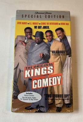 NEW! The Original Kings of Comedy~Steve Harvey, Bernie Mac, Cedric VHS Sealed!!!