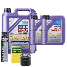 Motoröl 5W40 LIQUI MOLY High Tech 7L +MANN Ölfilter +Cera Tec
