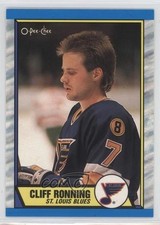 1989-90 O-Pee-Chee Tembec Test Cliff Ronning #45 2l2