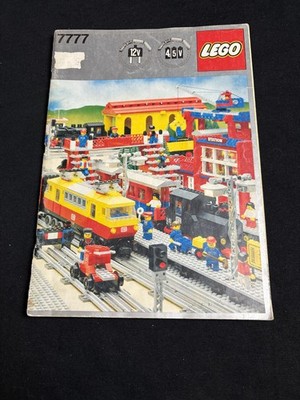 Lego Idea Book 7777, Trains Ideen Buch Bauanleitungen  Eisenbahn von 1981