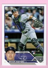 2023 Topps Series 1 Brian Serven RC #41 Colorado Rockies
